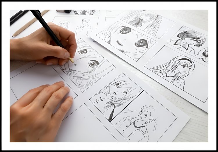 Here Some Easy Steps To Draw Anime Drawing Or Sketch: