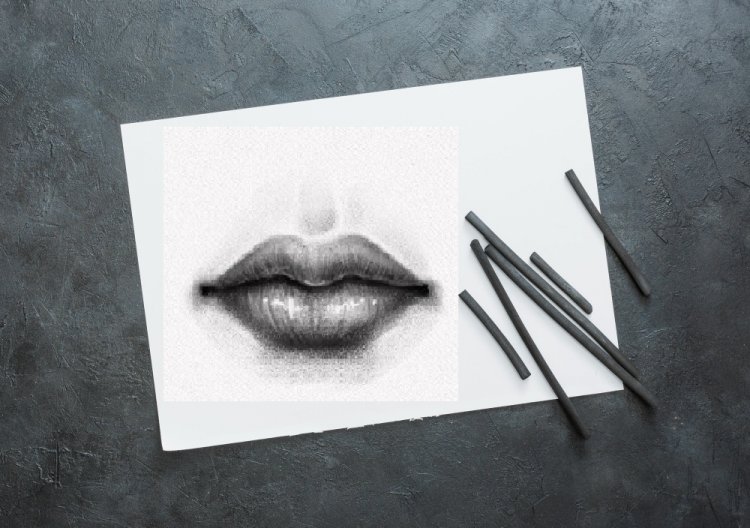 How To Draw Sketch Of Lips With Pencils Step By Step For Beginners