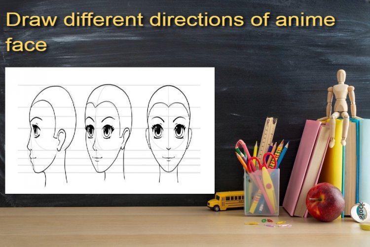How To Draw An Anime Face From Different Angles And Directions